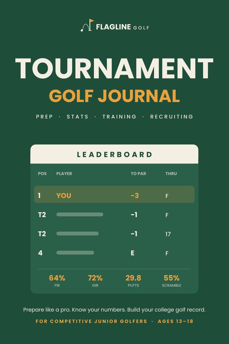 Tournament Golf Journal cover